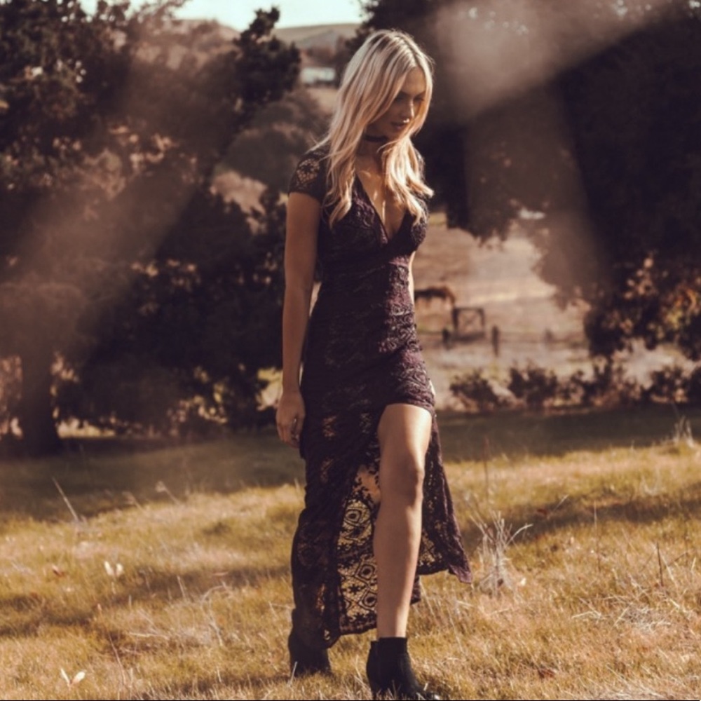 For Love & Lemons mariposa maxi dress